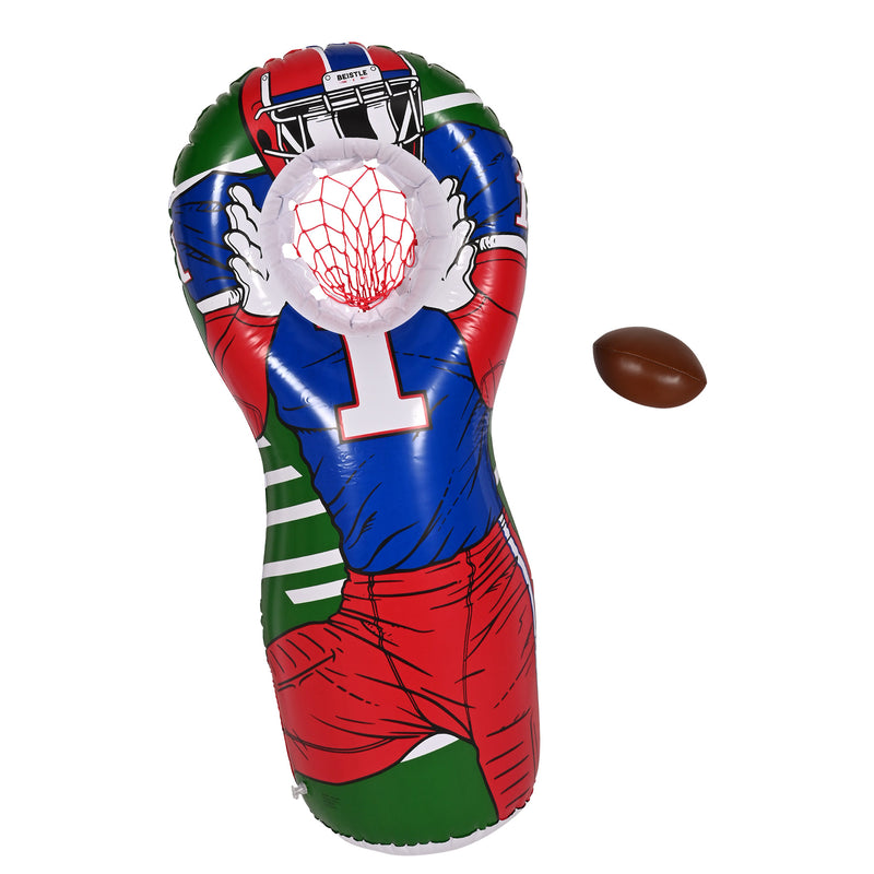Inflatable Football Player Target Game – 3' 6" x 18½" – (1/Box) by Beistle for Football Inflatables