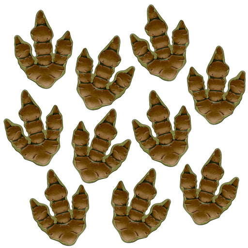 Dinosaur Tracks Peel 'N Place – 12" x 17" Sh – (10/Sh) by Beistle for Dinosaurs Peel 'N Place