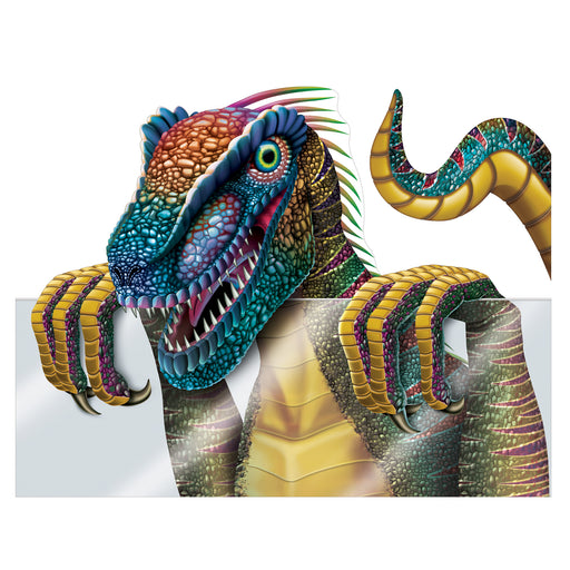 Dinosaur Car Cling – 12" x 17" Sh – (1/Sh) by Beistle for Dinosaurs Window Clings