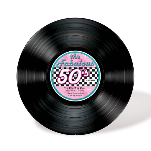 Record Stand-Up – 3' 7¾" x 3' 7¾" – (1/Box) by Beistle for 50's/Rock & Roll 3-D Props