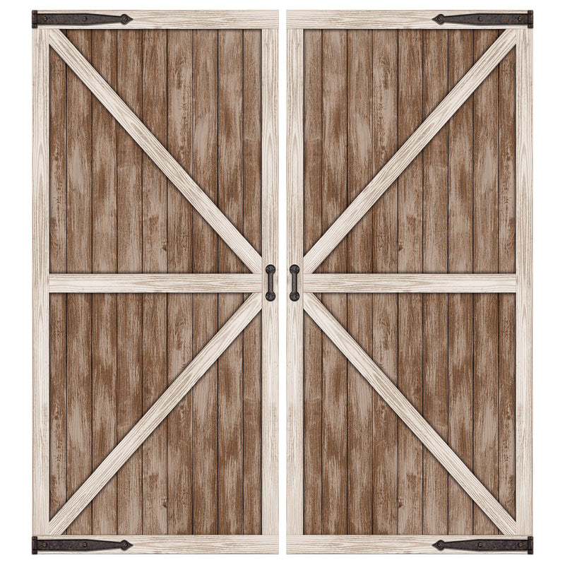 Western Barn Door Photo Prop – 7' x 6' – (1/Box) by Beistle for Prom Photo Props