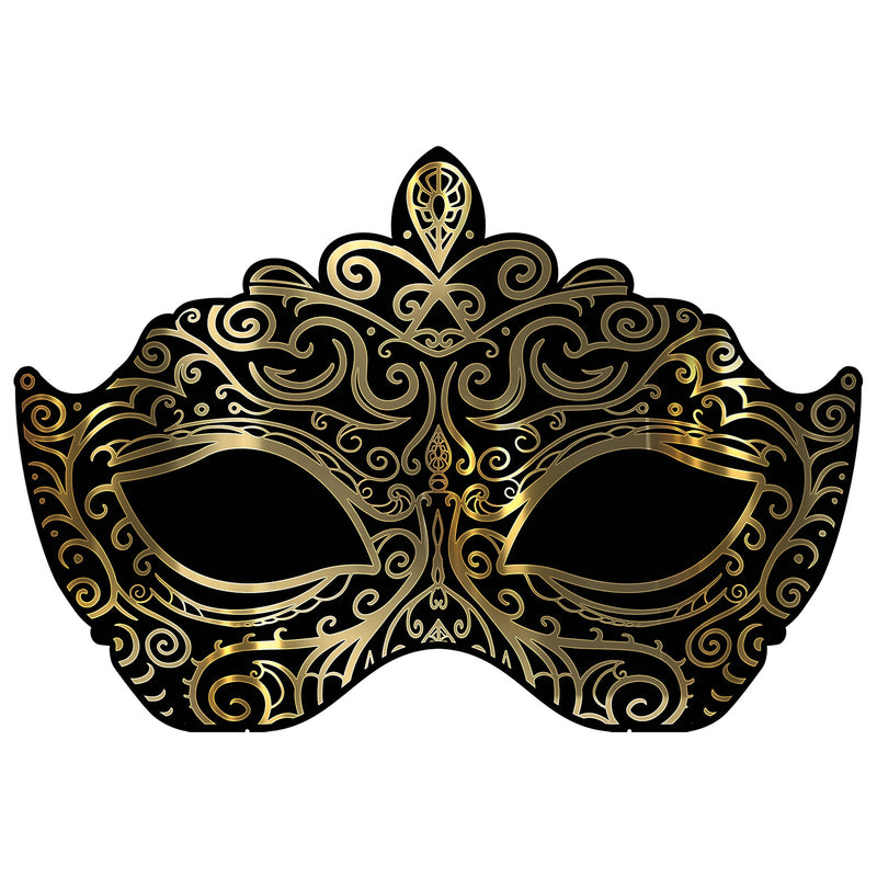 Masquerade Mask Stand-Up – 3' x 4' 4½" – (1/Box) by Beistle for Prom 3-D Props