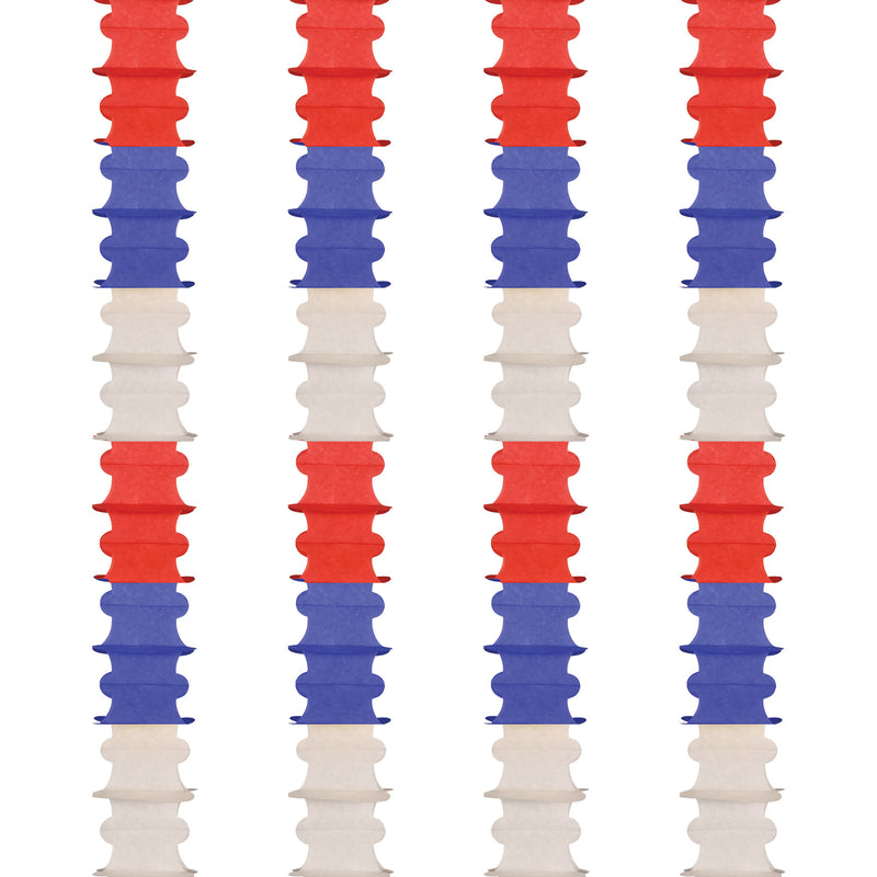 Ceiling Drops – 4½" x 14' 6" – (4/Pkg) by Beistle for Patriotic Ceiling Décor