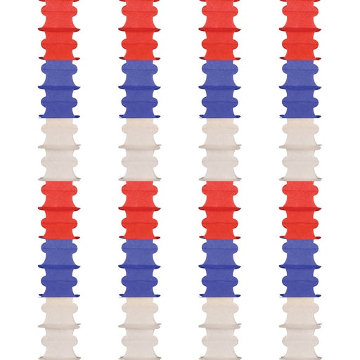 Ceiling Drops – 4½" x 14' 6" – (4/Pkg) by Beistle for Patriotic Ceiling Décor
