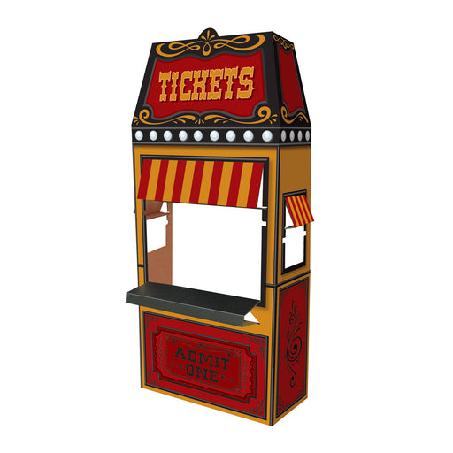 3-D Ticket Booth Prop – 6' 1" x 35¼" – (1/Box) by Beistle for General Occasion 3-D Props