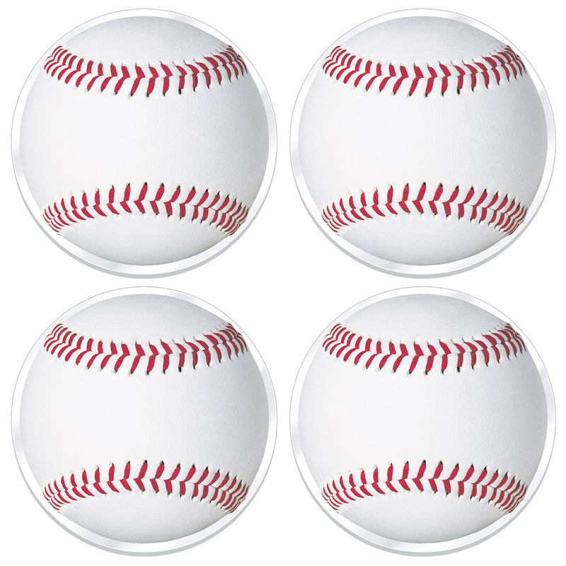 Plastic Baseball Placemats – 13" – (4/Pkg) by Beistle for Baseball Accessories