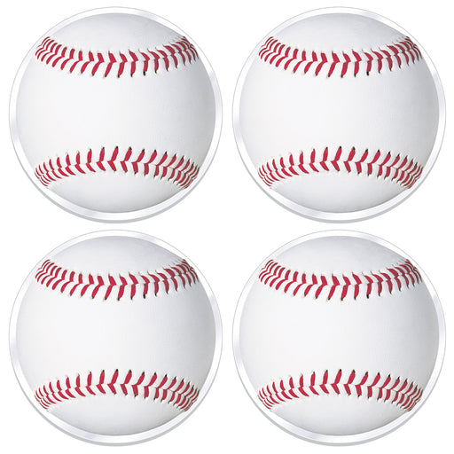 Plastic Baseball Placemats – 13" – (4/Pkg) by Beistle for Baseball Accessories