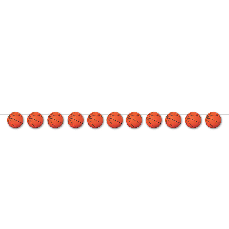 Basketball Streamer – 5½" x 6' 3" – (1/Pkg) by Beistle for Basketball Streamers