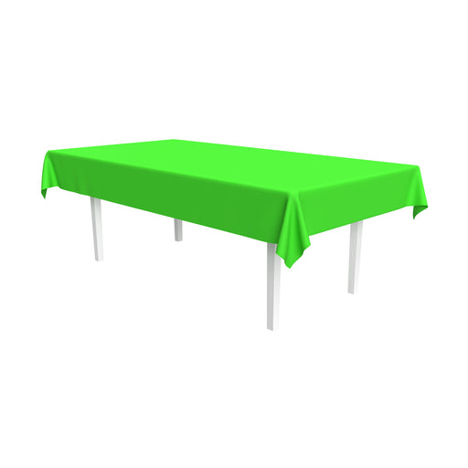 Plastic Rectangular Tablecover – 54" x 108" – (1/Pkg) by Beistle for General Occasion Table Covers - Solid