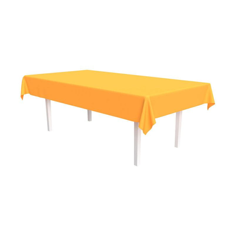 Plastic Rectangular Tablecover – 54" x 108" – (1/Pkg) by Beistle for General Occasion Table Covers - Solid
