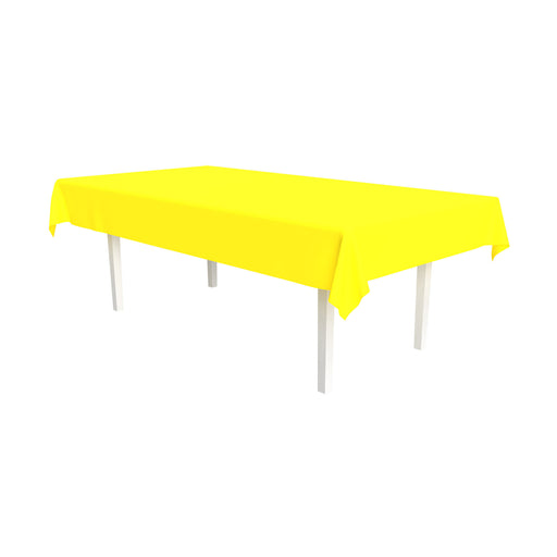 Plastic Rectangular Tablecover – 54" x 108" – (1/Pkg) by Beistle for General Occasion Table Covers - Solid
