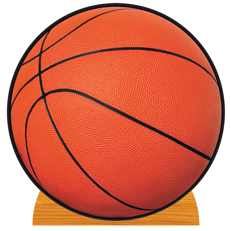 Basketball Stand-Up – 3' 3¾" x 3' 3" – (1/Box) by Beistle for Basketball 3-D Props