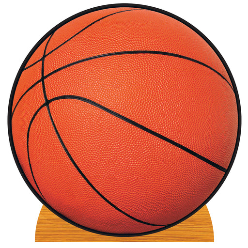 Basketball Stand-Up – 3' 3¾" x 3' 3" – (1/Box) by Beistle for Basketball 3-D Props