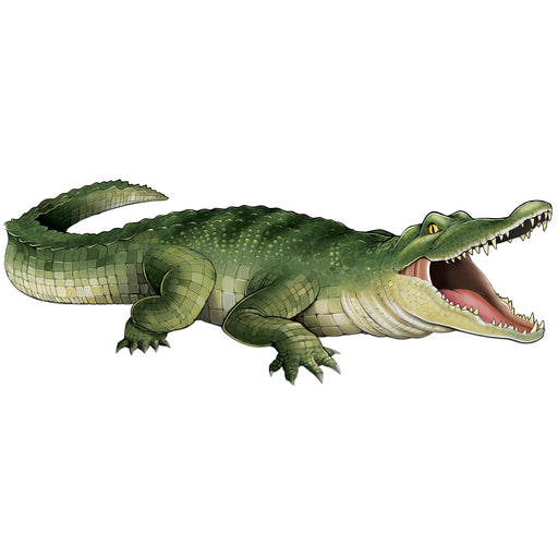 Jointed Crocodile – 14" x 3' 4¼" – (1/Pkg) by Beistle for Australian Printed One Side