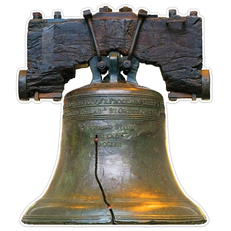 Liberty Bell Stand-Up – 4' 4" x 3' 9¾" – (1/Box) by Beistle for Patriotic 3-D Props