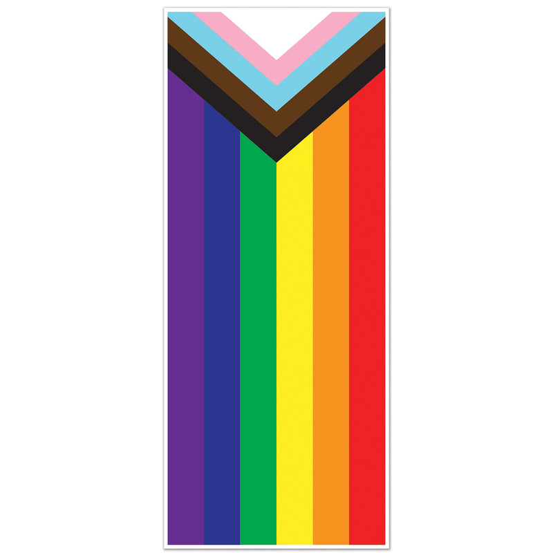 Pride Door Cover – 6' x 30" – (1/Pkg) by Beistle for Rainbow Door Covers