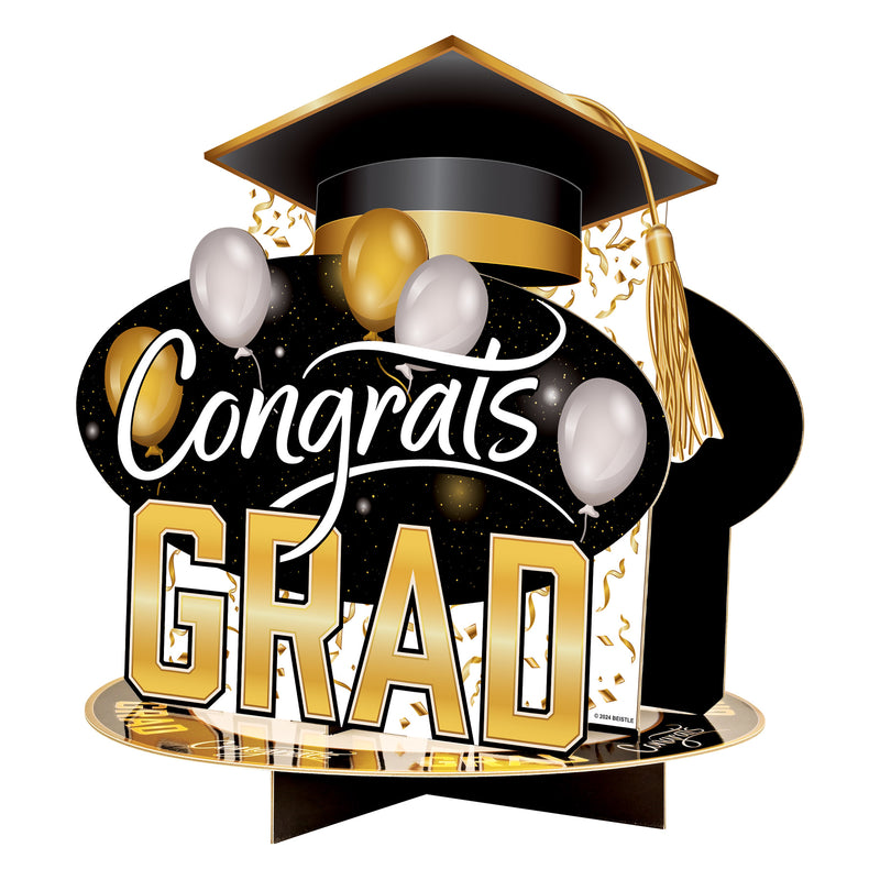 3-D Congrats Grad Centerpiece – 11" – (1/Pkg)