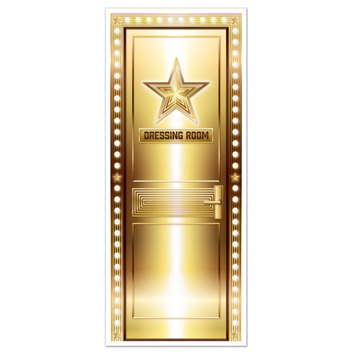 Dressing Room Door Cover – 6' x 30" – (1/Pkg) by Beistle for Awards Night Door Covers