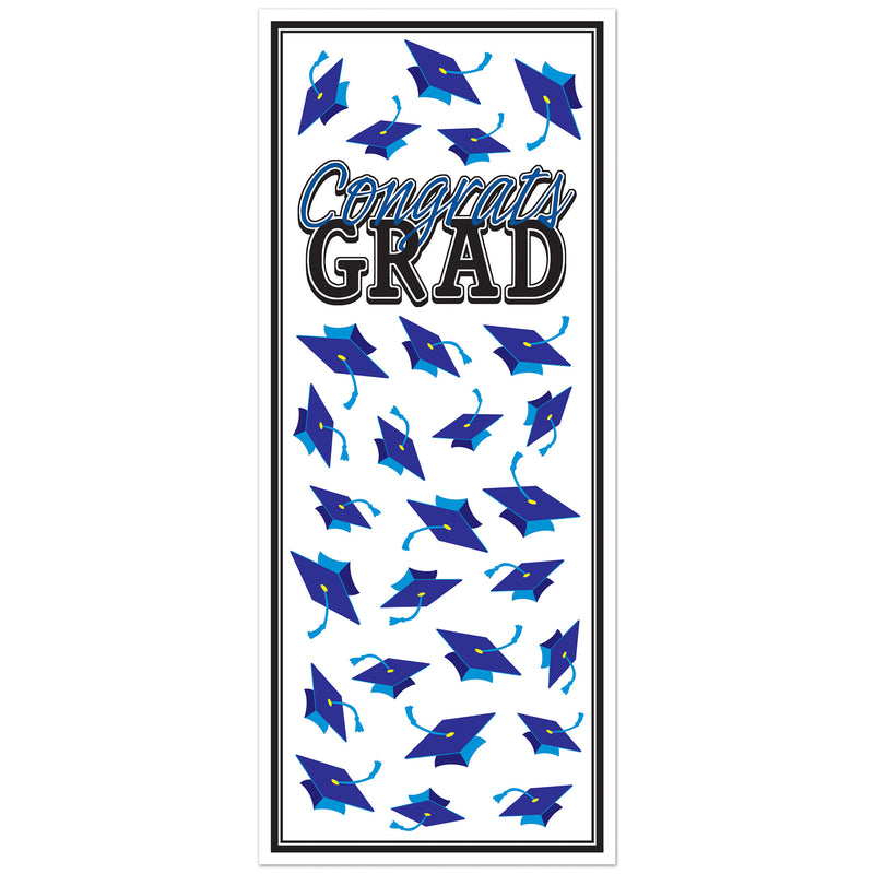 Congrats Grad Door Cover – 6' x 30" – (1/Pkg) by Beistle for Graduation Door Covers