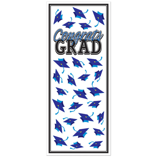 Congrats Grad Door Cover – 6' x 30" – (1/Pkg) by Beistle for Graduation Door Covers