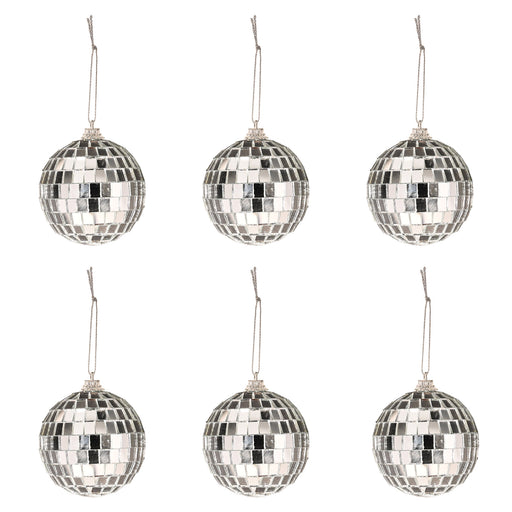 Disco Balls – 2¼" – (6/Pkg) by Beistle for 70's 3-D