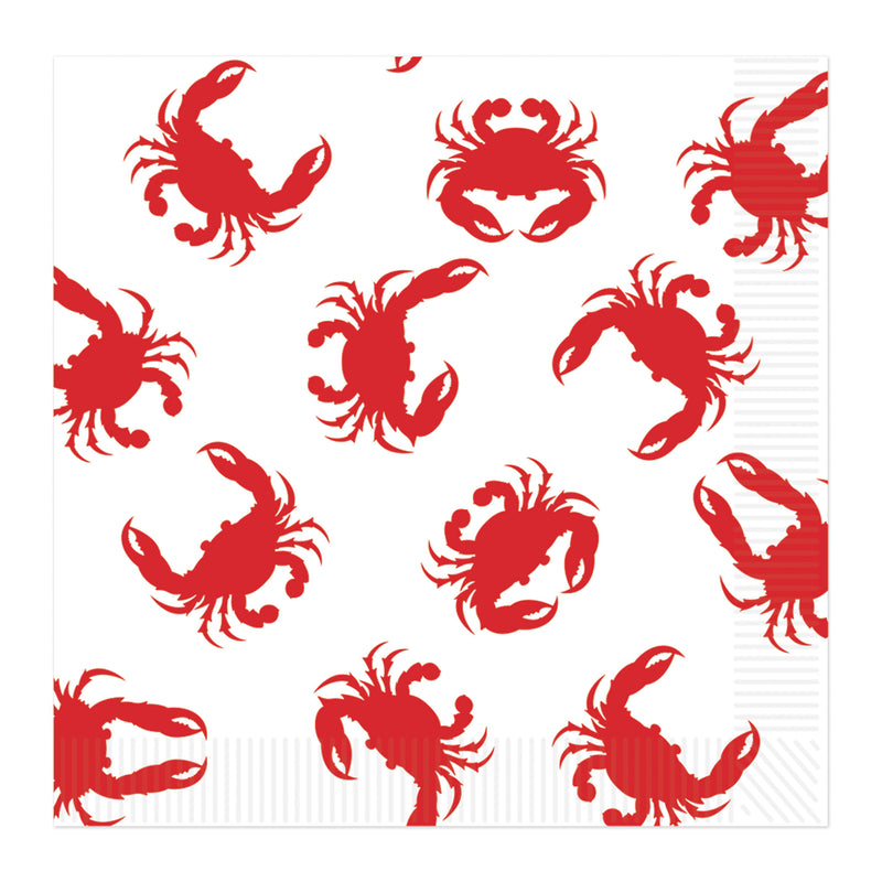Crab Luncheon Napkins – (16/Pkg)