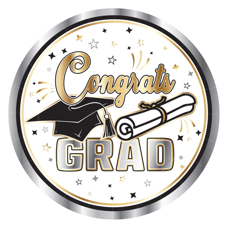 Graduation Plates – 7" – (8/Pkg)