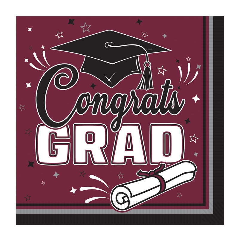 Congrats Grad Luncheon Napkins – (36/Pkg)