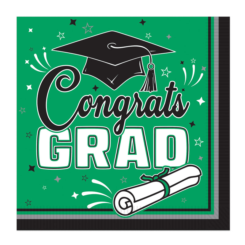 Congrats Grad Luncheon Napkins – (36/Pkg)