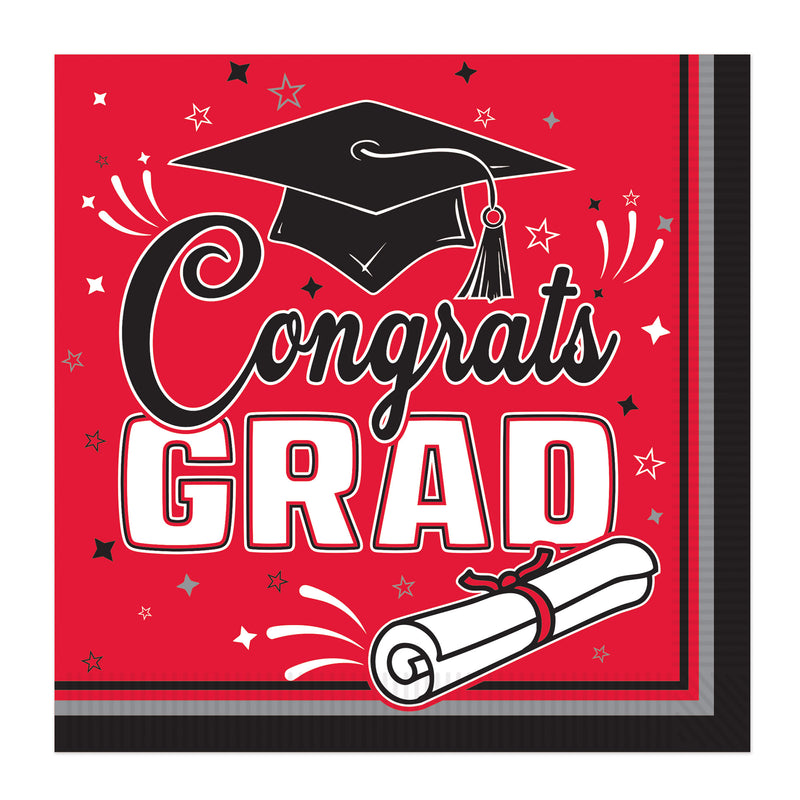 Congrats Grad Luncheon Napkins – (36/Pkg)