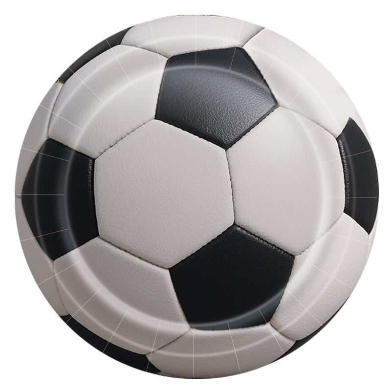Soccer Plates – 9" – (8/Pkg)