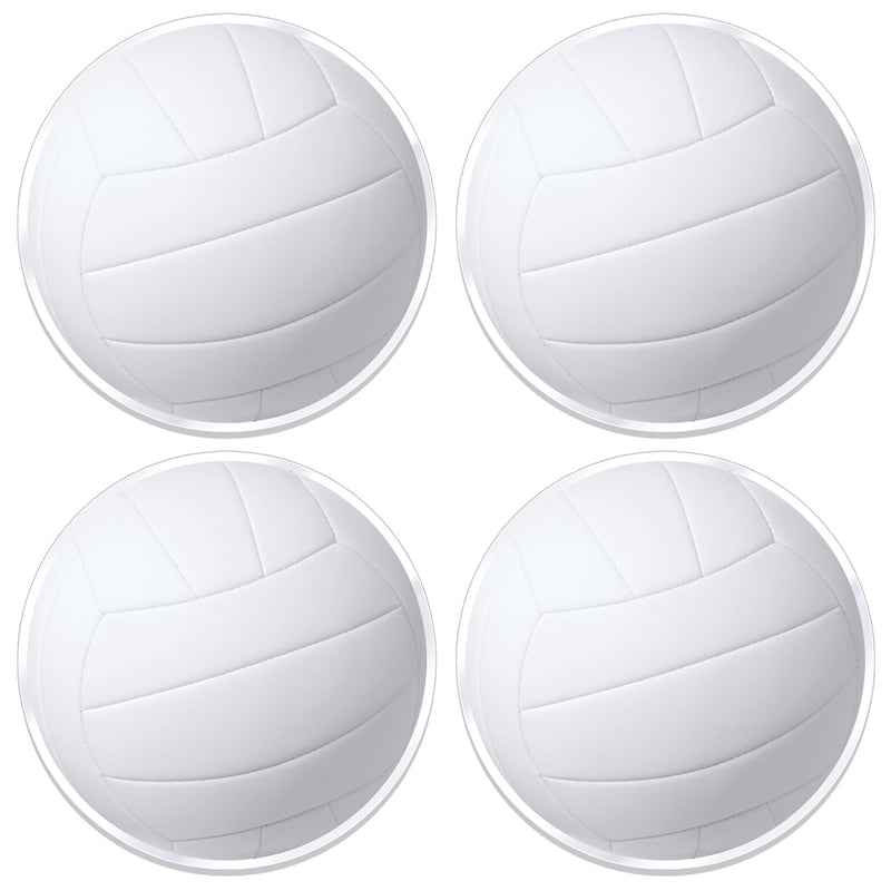 Plastic Volleyball Placemats – 13" – (4/Pkg)