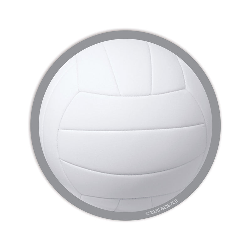 Volleyball Coasters – 3¼" – (8/Pkg)