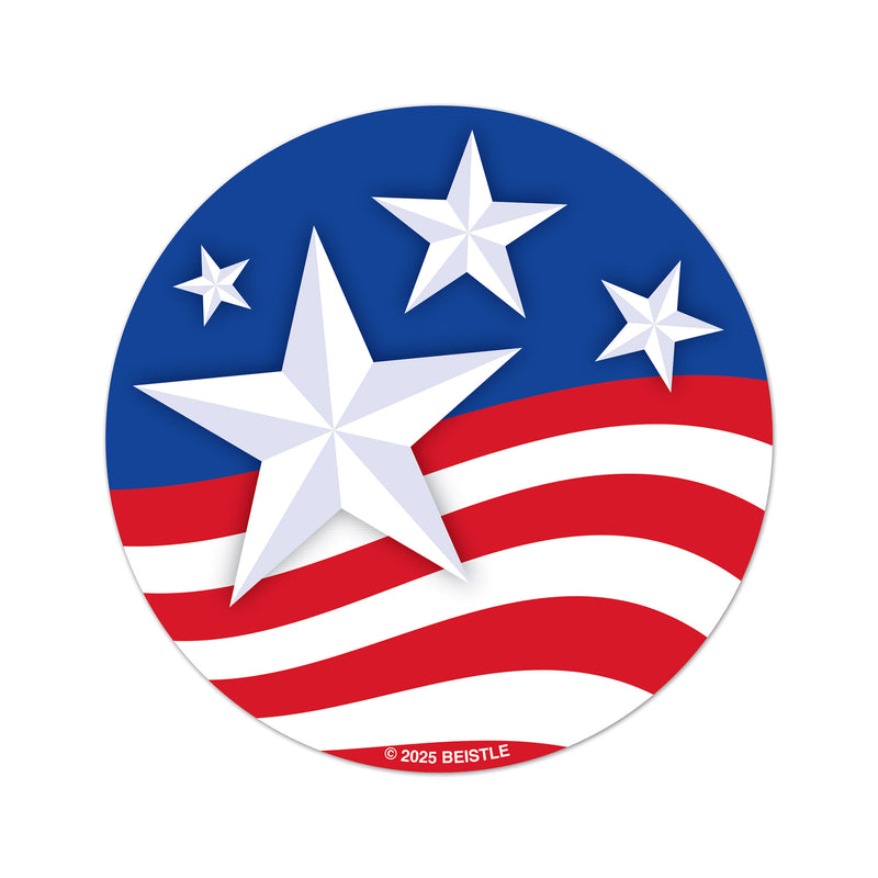 Stars & Stripes Coasters – 3¼" – (8/Pkg)