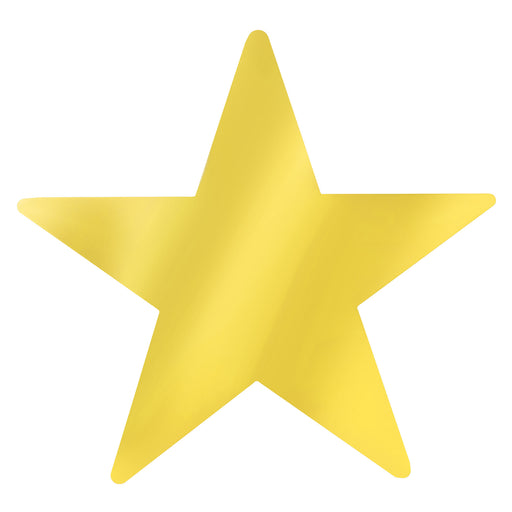 Metallic Star Cutouts – 3½" – (12/Pkg) by Beistle for General Occasion Metallic