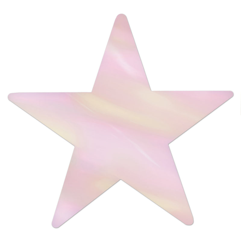 Metallic Star Cutouts – 3½" – (12/Pkg) by Beistle for General Occasion Metallic