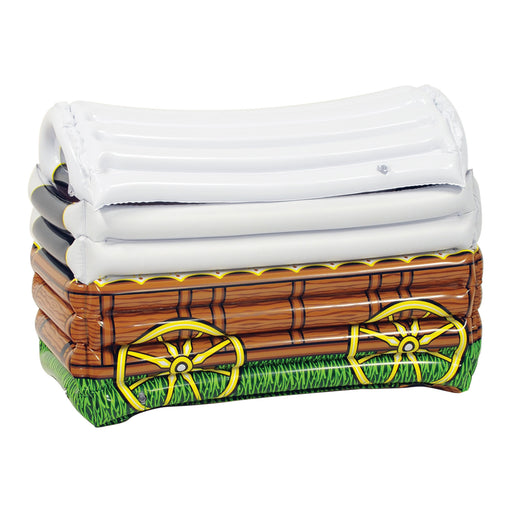 Inflatable Chuck Wagon Cooler – 24"W x 17"H – (1/Pkg) by Beistle for Western Inflatables