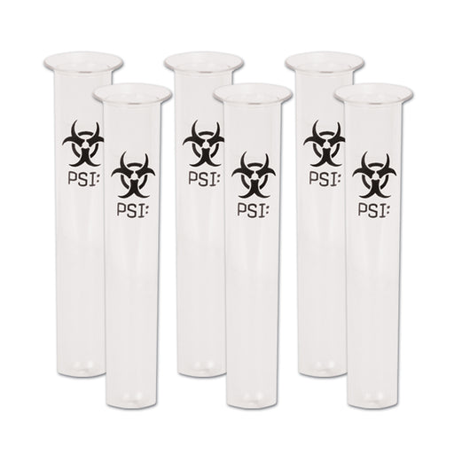 PSI Test Tube Shot Glasses – 2 Oz – (6/Pkg) by Beistle for Crime Scene Drinkware