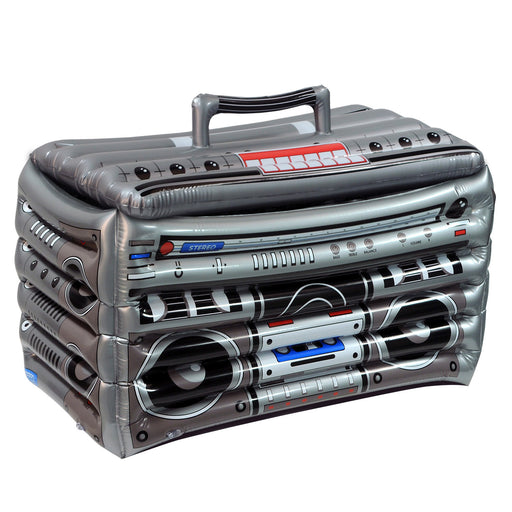 Inflatable Boom Box Cooler – 24"W x 16"H – (1/Pkg) by Beistle for 80's Inflatables