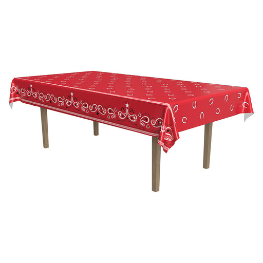 Western Tablecover – 54" x 108" – (1/Pkg) by Beistle for Western Table Covers - Patterned