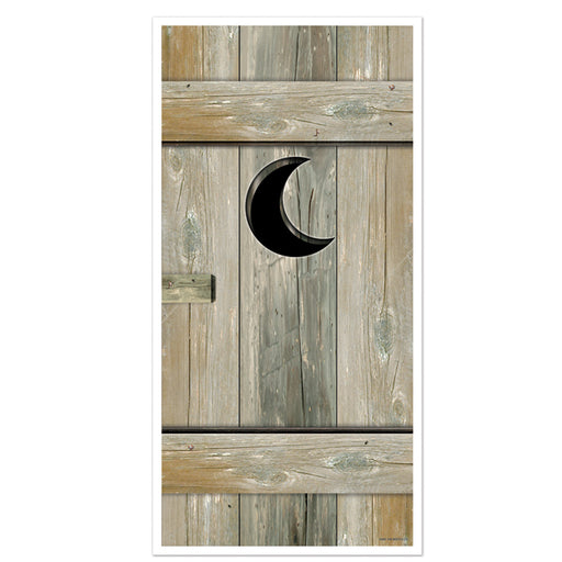 Outhouse Door Cover – 5' x 30" – (1/Pkg) by Beistle for Western Door Covers