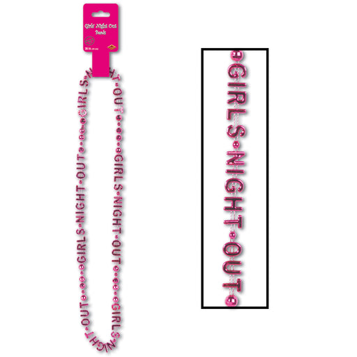 Girls' Night Out Beads-Of-Expression – 36" – (1/Card) by Beistle for Bachelorette Novelty Beads