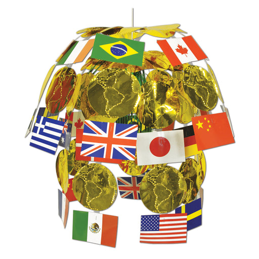 International Flag Cascade – 24" – (1/Pkg) by Beistle for International Cascades