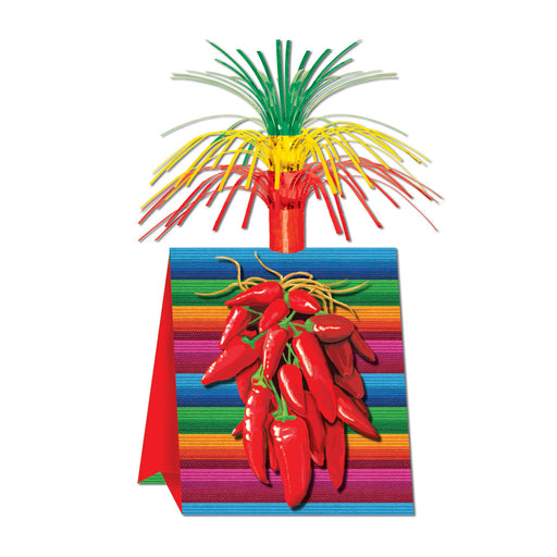 Chili Pepper Centerpiece – 15" – (1/Pkg) by Beistle for Fiesta/Cinco de Mayo Cascades