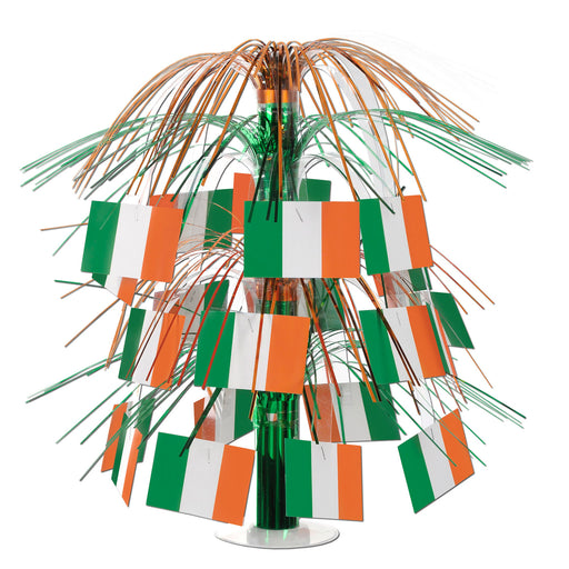Irish Flag Cascade Centerpiece – 18" – (1/Pkg) by Beistle for St. Patricks Icon Cascades