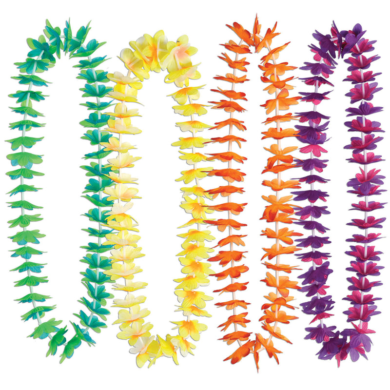 Silk 'N Petals Waikiki Leis – 40" by Beistle for Luau Silk 'N Petal Leis