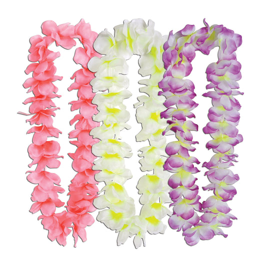 Silk 'N Petals Island Oasis Leis – 36" by Beistle for Luau Silk 'N Petal Leis