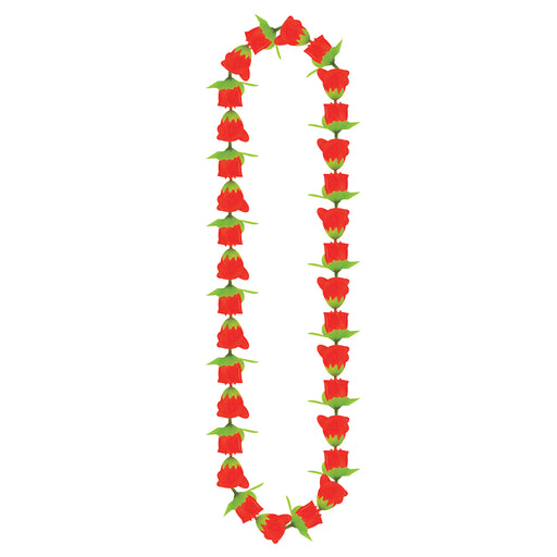 Rose Lei – 40" by Beistle for Derby Day Silk 'N Petal Leis