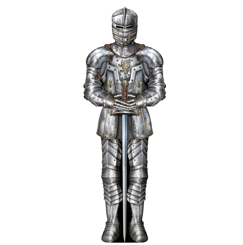 Jointed Suit Of Armor – 6' – (1/Pkg) by Beistle for Medieval Printed One Side