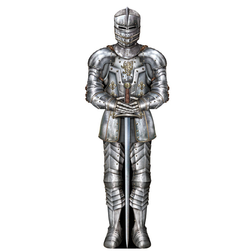 Jointed Suit Of Armor – 6' – (1/Pkg) by Beistle for Medieval Printed One Side